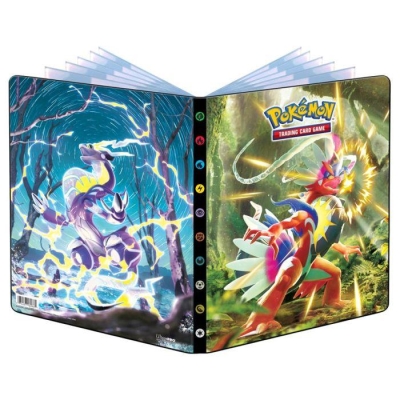 Ultra Pro Portfolio Pokemon Scarlet And Violet Koraidon & Miraidon 9 Cepli 252 Kart Kapasiteli Albüm