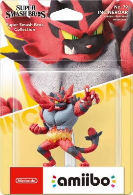 Amiibo Super Smash Bros Incineroar Figürü