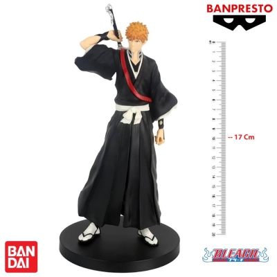 Banpresto Solid And Souls Bleach - Ichigo Kurosaki Statue 17cm