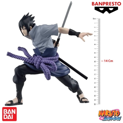 Banpresto Vibration Stars Naruto Shippuden - Uchiha Sasuke III Statue 13cm