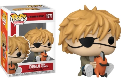 Funko Pop Anime: Chainsaw Man - Denji With Pochita No:1971