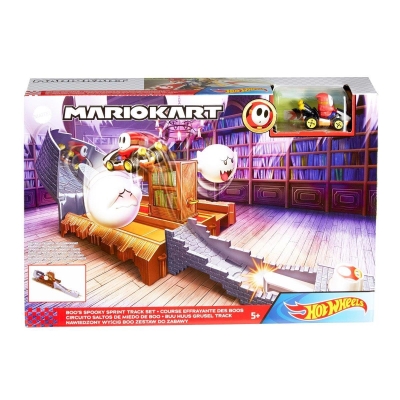 Hot Wheels Mario Kart Boo's Spooky Sprint Yarış Seti