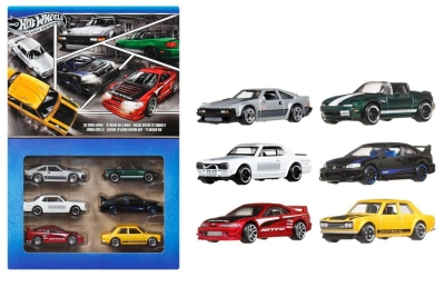 Hot Wheels Silver Series Japon Temalı 6'lı Araba Seti 1/64