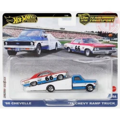 Hot Wheels Team Transport '66 Chevelle + '72 Chevy Ramp Truck