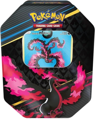 Pokemon Tcg Crown Zenith Tin Box Galarian Moltres