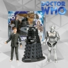 Doctor Who 10th Doctor , Cyberman And Dalek Doomsday Set- Underground Toys