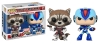 Funko Pop Marvel Capcom Rocket Racoon Vs Mega Man X