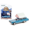 Greenlight The Great Outdoors 1969 Plymouth Satellite Station Wagon Rooftop Tent 1-64