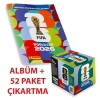 Panini Fifa World Cup 2026 Çıkartma Albümü + 52 Sticker Paketi